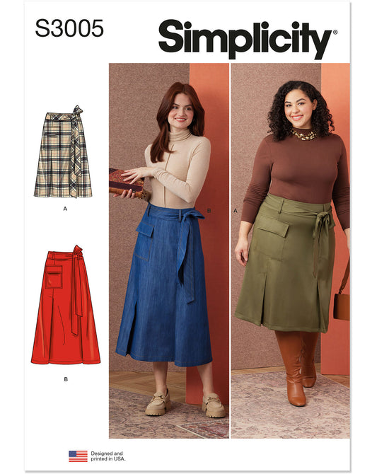 PDF-symønster - Simplicity 3005 - Skjørt - Dame | Bilde 4