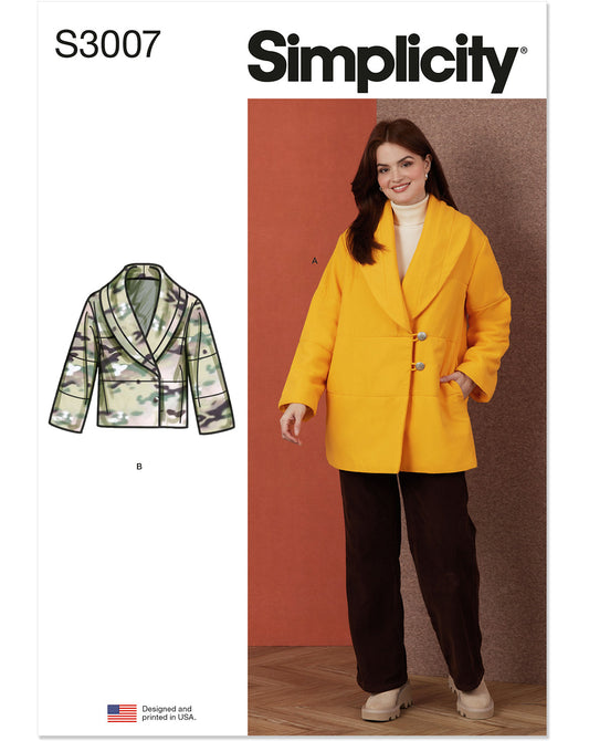 PDF-symønster - Simplicity 3007 - Jakke - Dame | Bilde 4