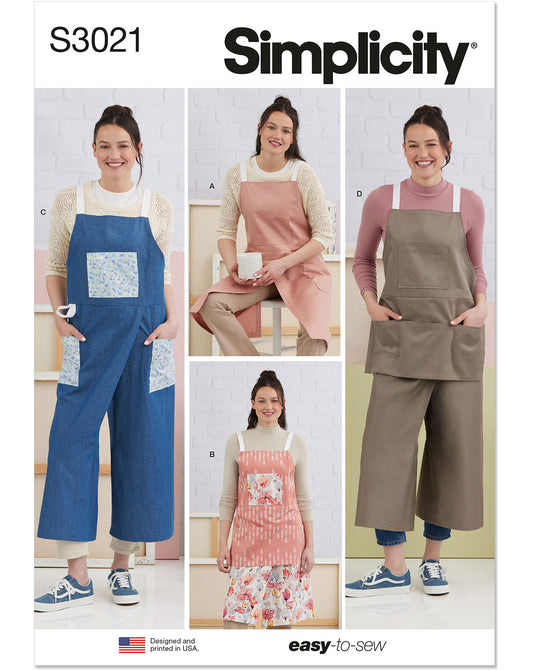 PDF-symønster - Simplicity 3021 - Forkle - Dame | Bilde 5