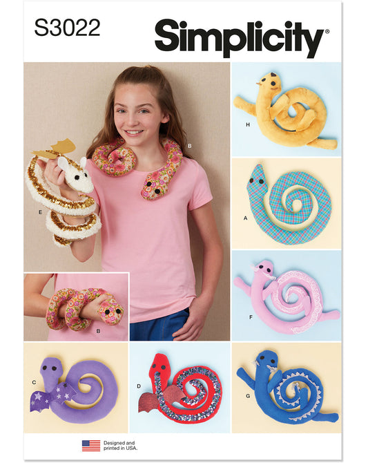 PDF-symønster - Simplicity 3022 - Kosedyr | Bilde 2