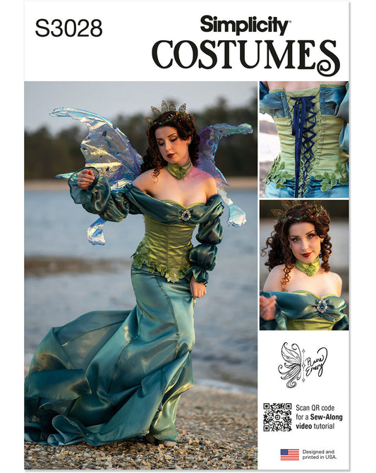 PDF-symønster - Simplicity 3028 - Kostyme Cosplay - Dame - Karneval | Bilde 4