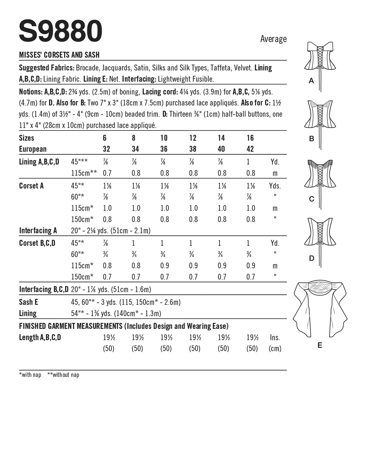 PDF-symønster - Simplicity 9880 - Kostyme Historisk kostyme Topp - Dame | Bilde 6