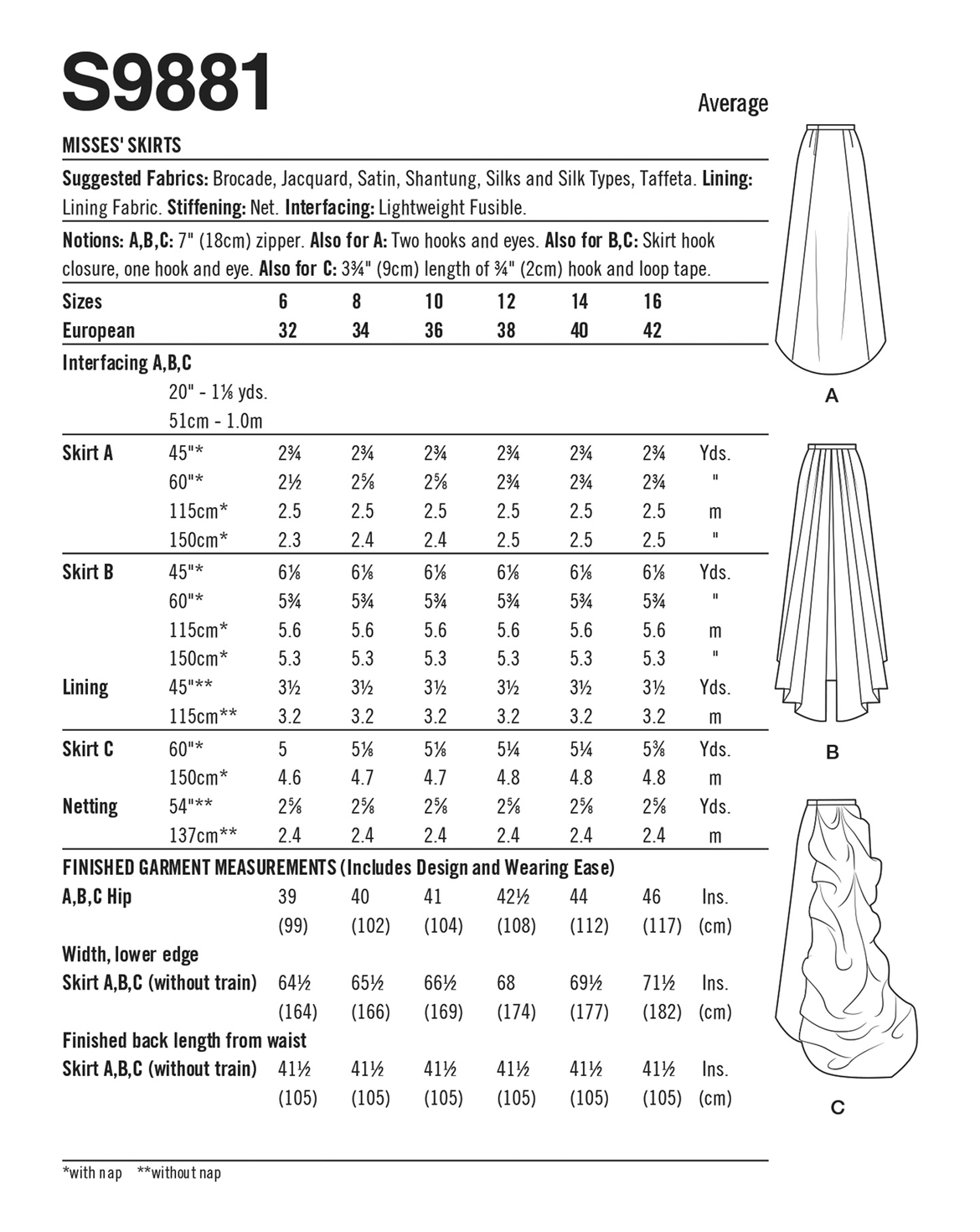 PDF-symønster - Simplicity 9881 - Kostyme Skjørt Historisk kostyme - Dame | Bilde 5