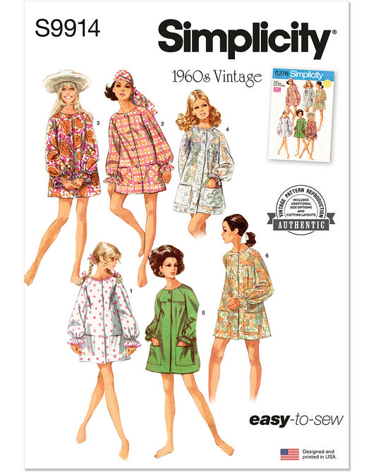 PDF-symønster - Simplicity 9914 - Kjole - Dame | Bilde 2