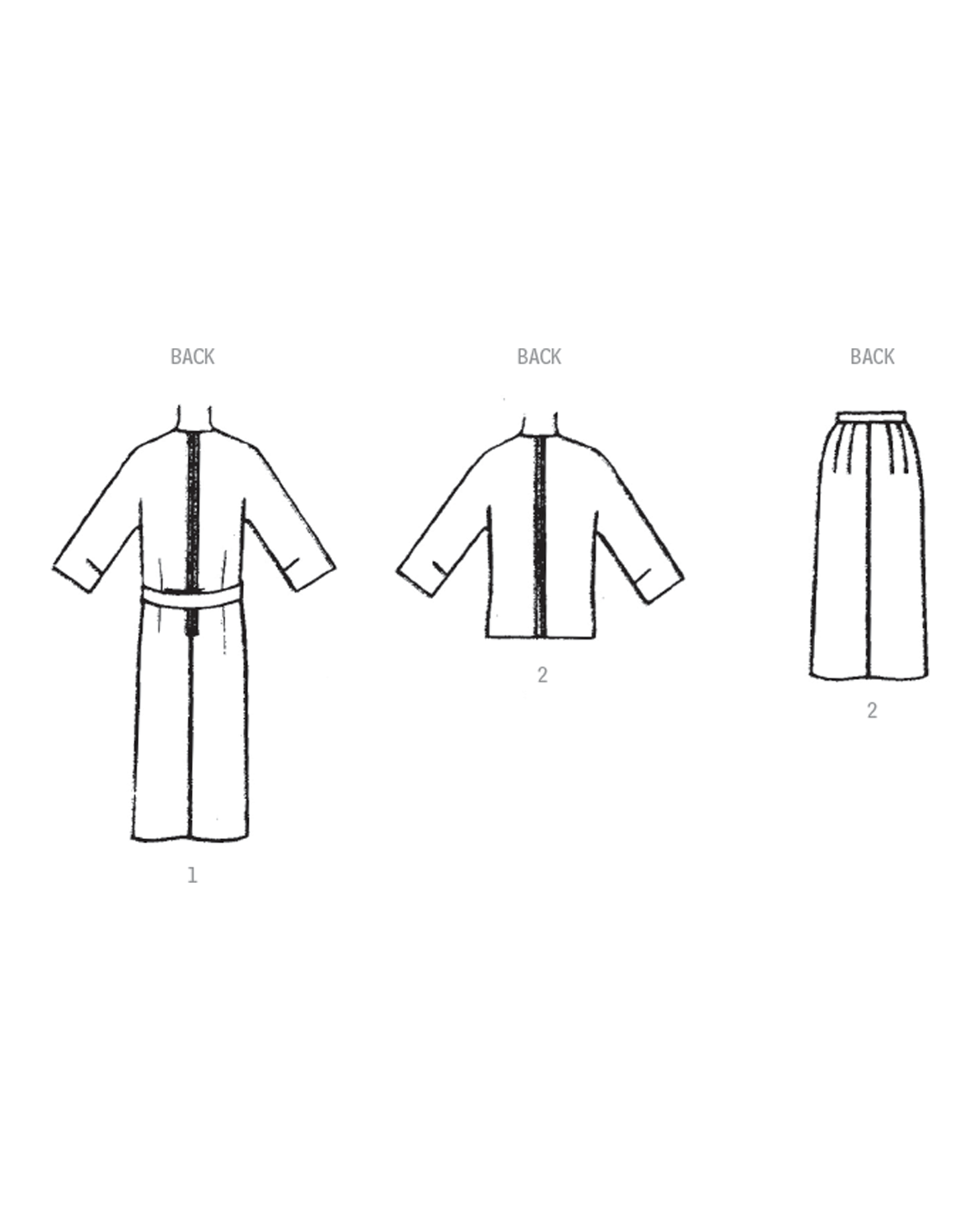 Symønster PDF-symønster - Simplicity 9915 - Kjole Skjørt Vintage Jakke - Dame | Bilde 1