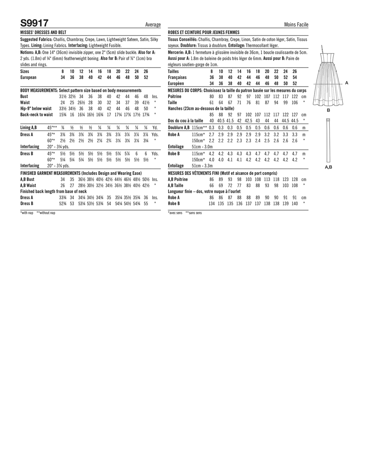 PDF-symønster - Simplicity 9917 - Kjole - Dame | Bilde 3