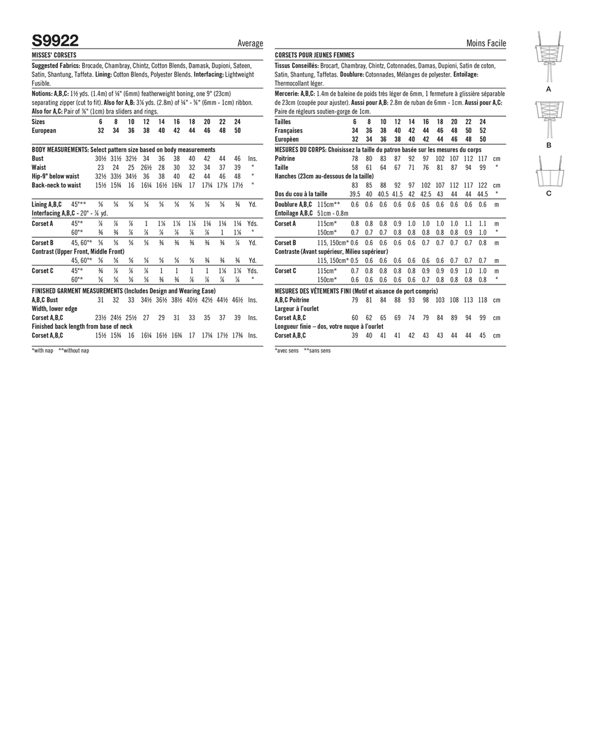 PDF-symønster - Simplicity 9922 - Topp - Dame | Bilde 4