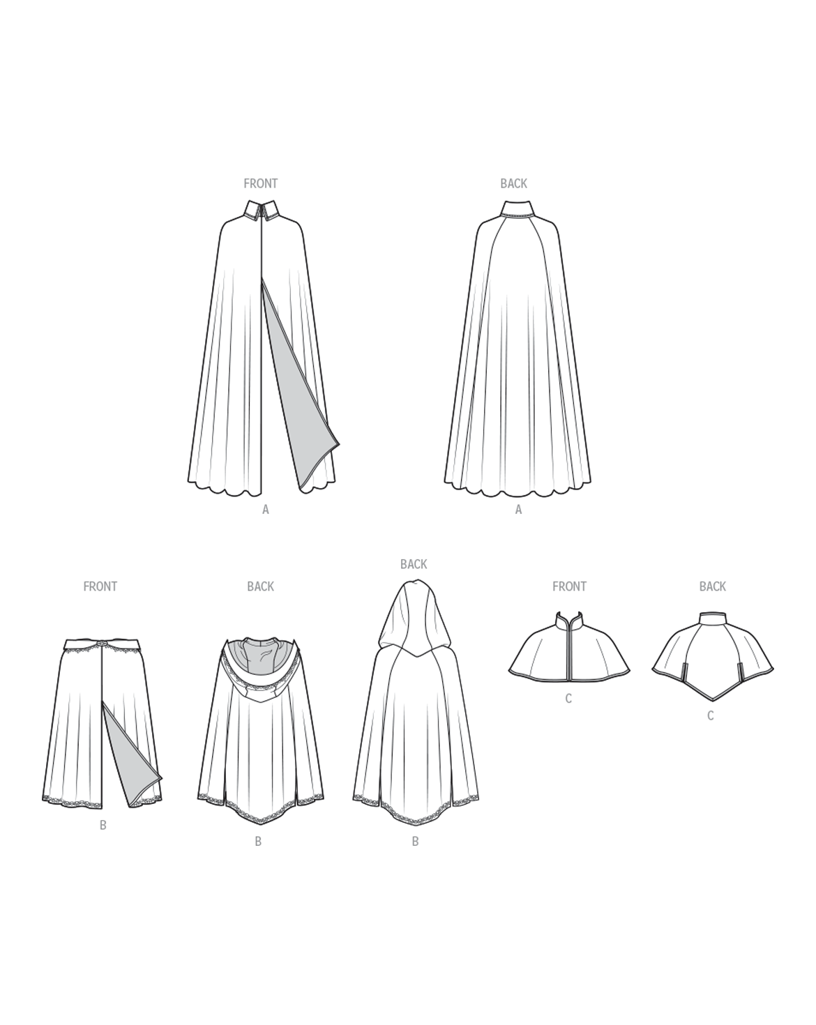 PDF-symønster - Simplicity 9944 - Kostyme Historisk kostyme Frakk - Dame | Bilde 4