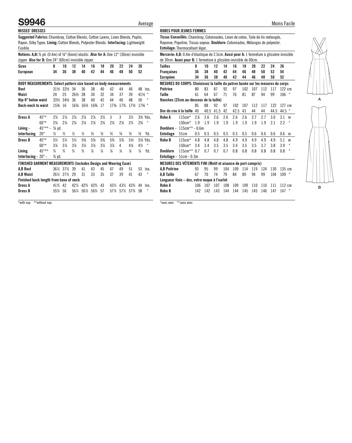 PDF-symønster - Simplicity 9946 - Kjole - Dame | Bilde 3