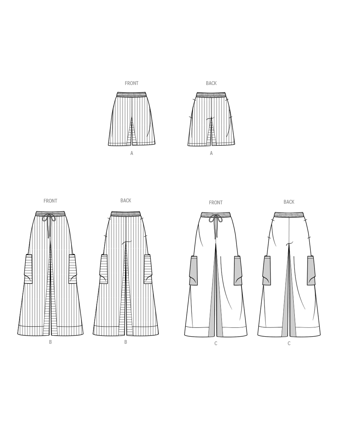 PDF-symønster - Simplicity 9956 - Bukse Shorts - Dame | Bilde 2