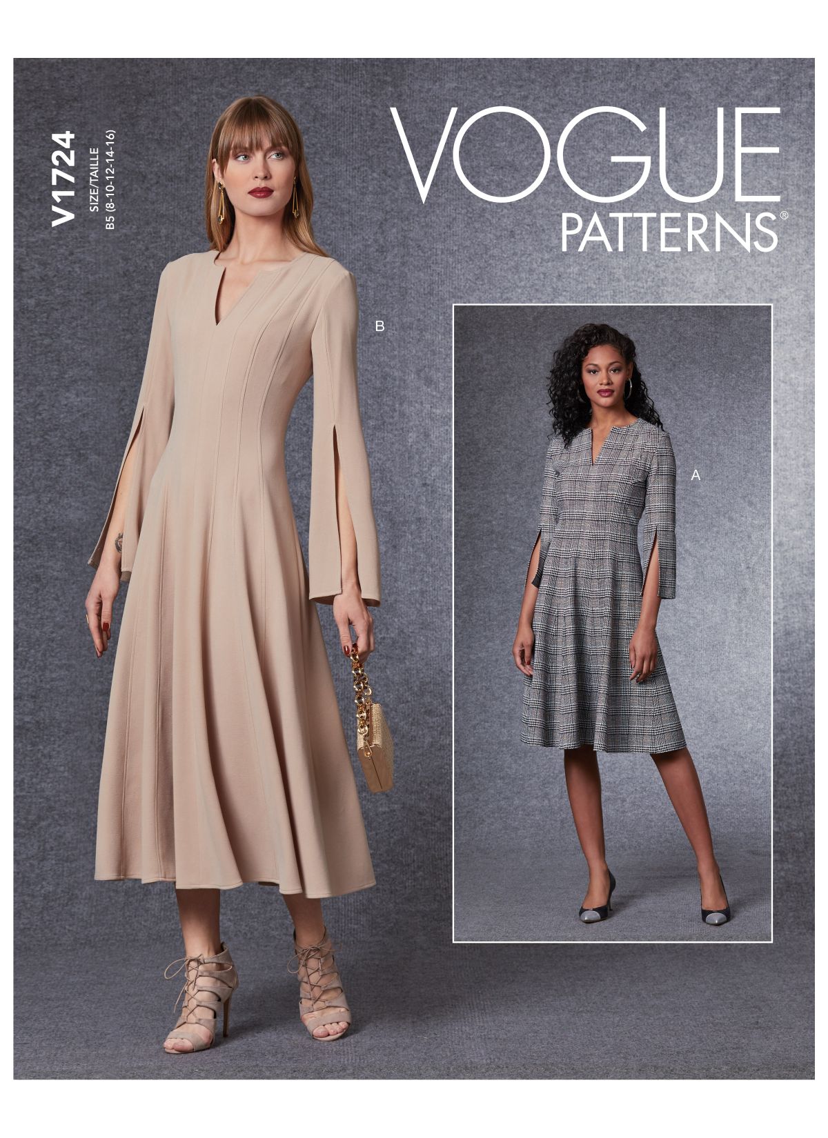 Symønster Vogue Patterns 1724 - Kjole - Dame | Bilde 3