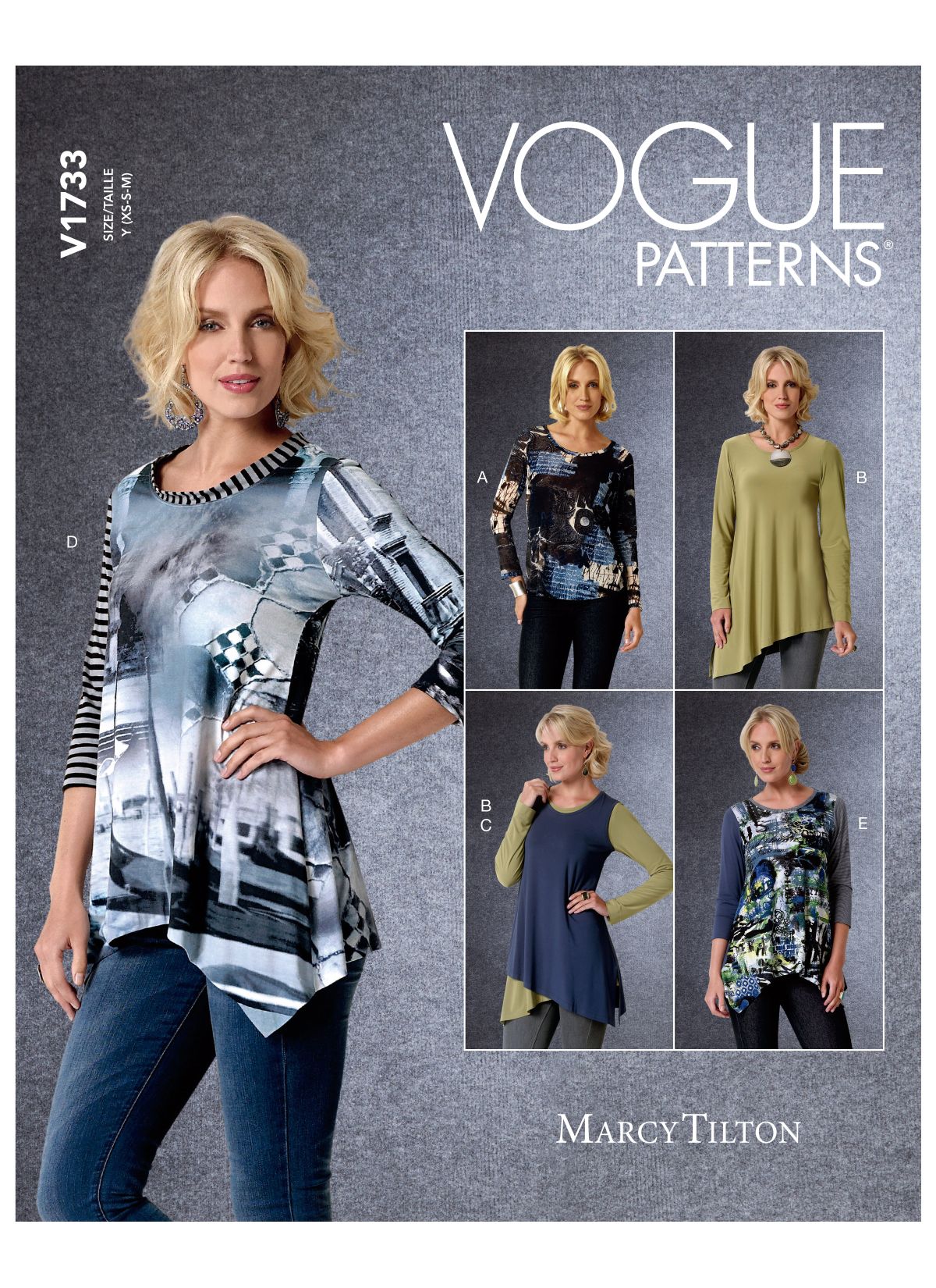 Symønster Vogue Patterns 1733 - Topp Genser - Dame | Bilde 3