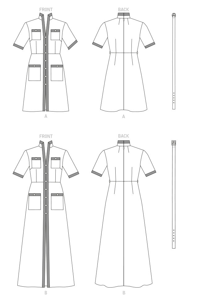 Symønster Vogue Patterns 1781 - Kjole - Dame | Bilde 8