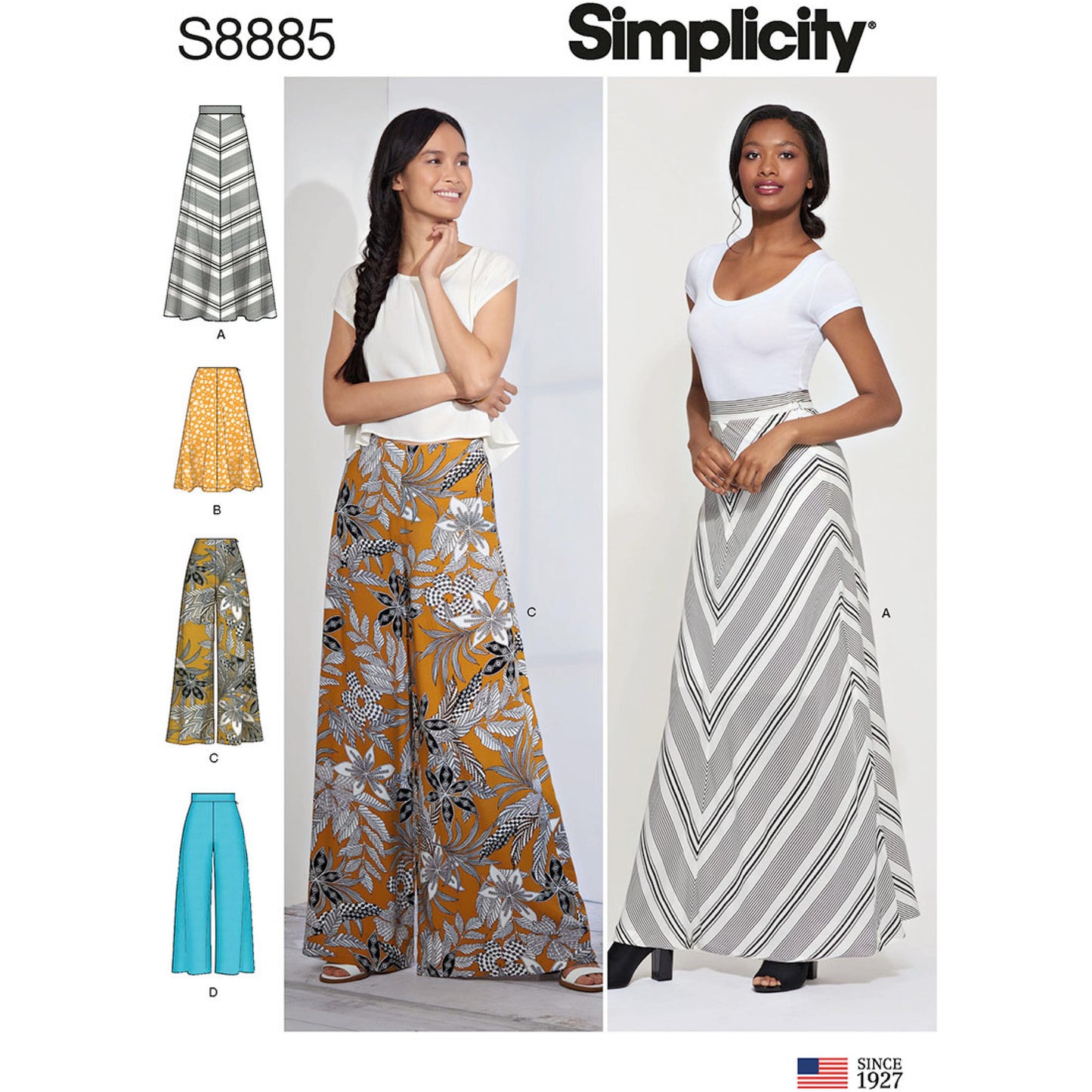 Symønster Simplicity 8885 - Bukse Skjørt - Dame | Bilde 5