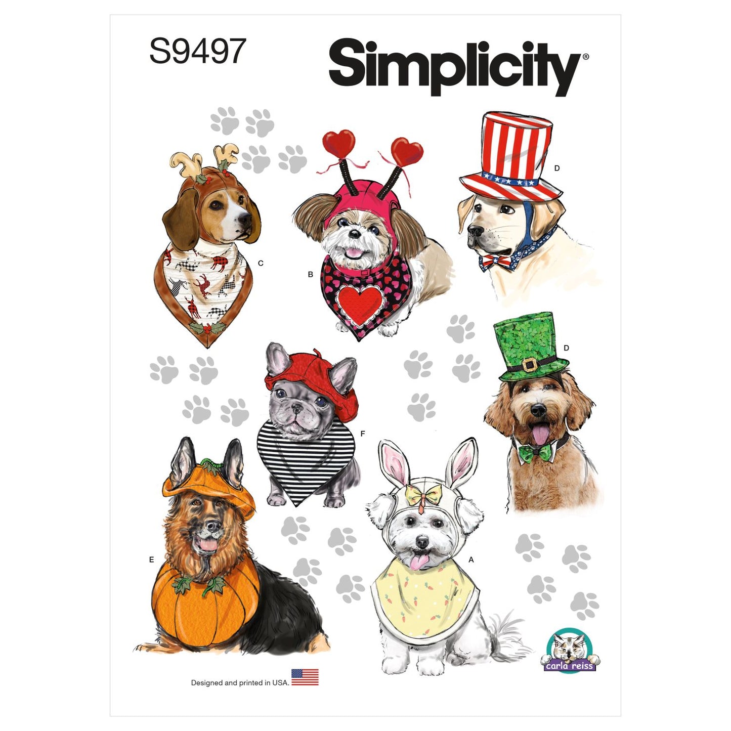 Symønster Simplicity 9497 - Hundeklær | Bilde 10