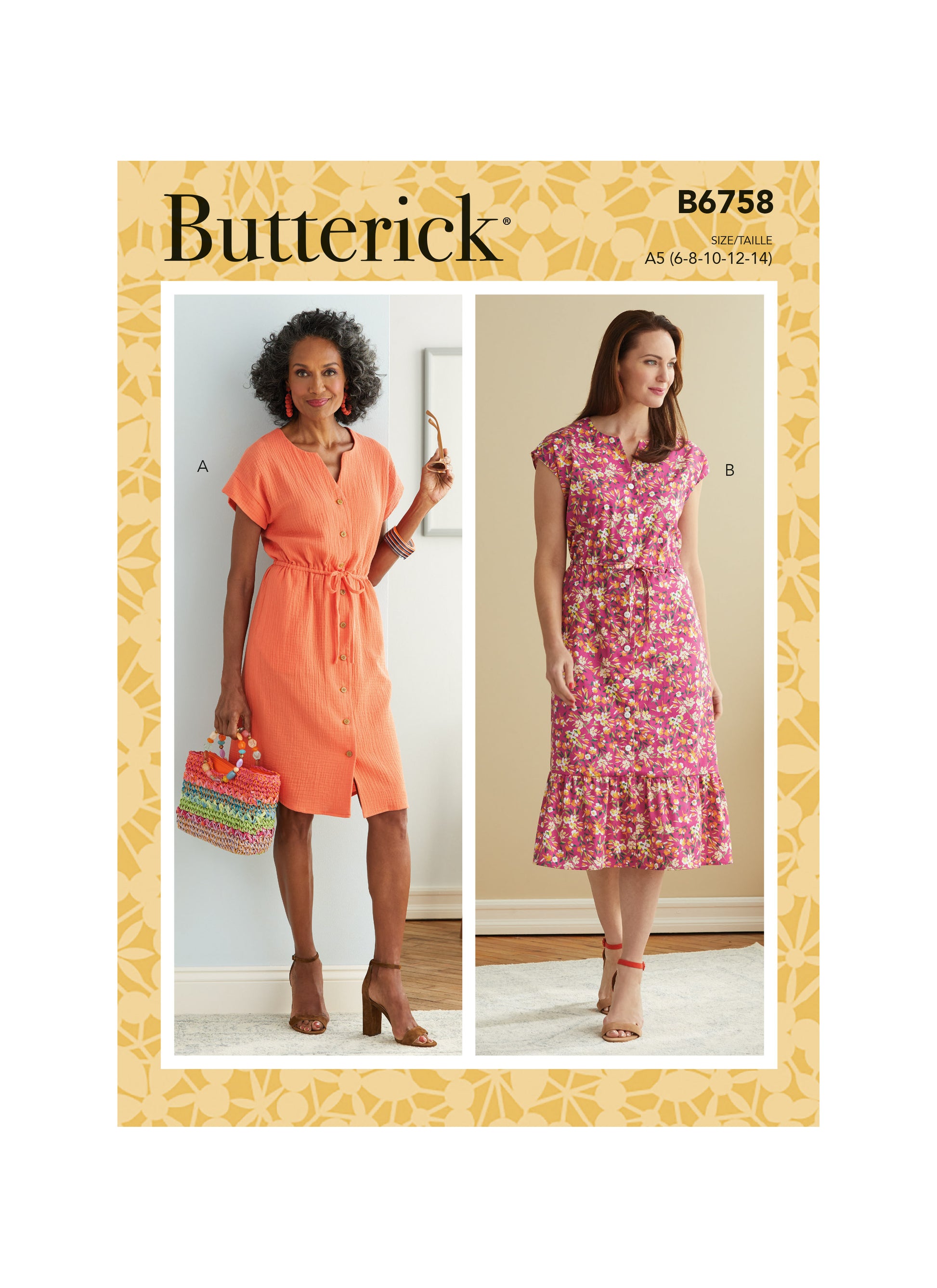 Symønster Butterick 6758 - Kjole - Dame | Bilde 3