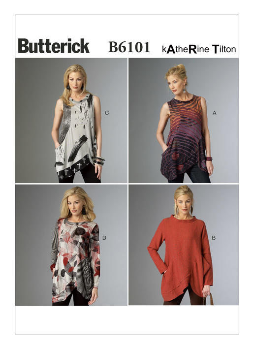 Symønster Butterick 6101 - Tunika - Dame | Bilde 12