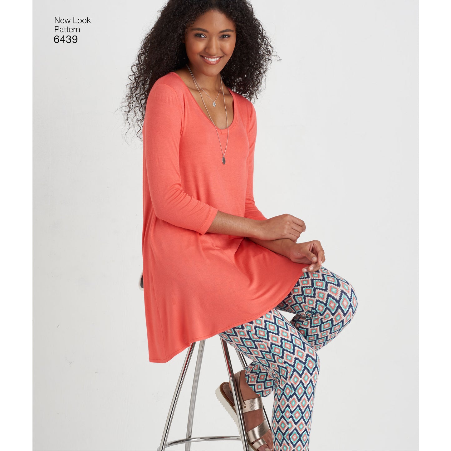 Symønster New Look 6439 - Topp Tunika - Dame | Bilde 2