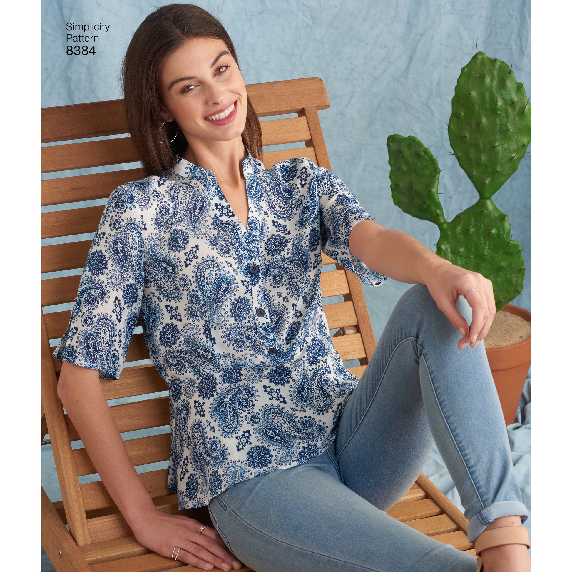 Symønster Simplicity 8384 - Kjole Topp Skjorte - Dame | Bilde 6